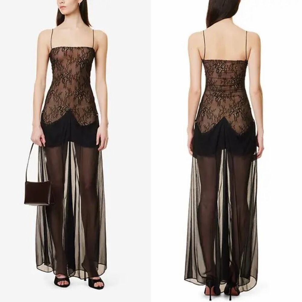 BUCI Rosemary Dress in Black Size Large $520